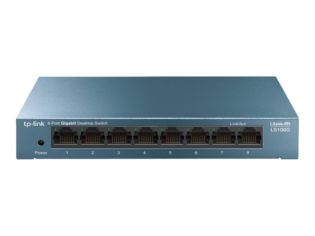 LS108G LiteWave 8-Port GB Desktop Switch
