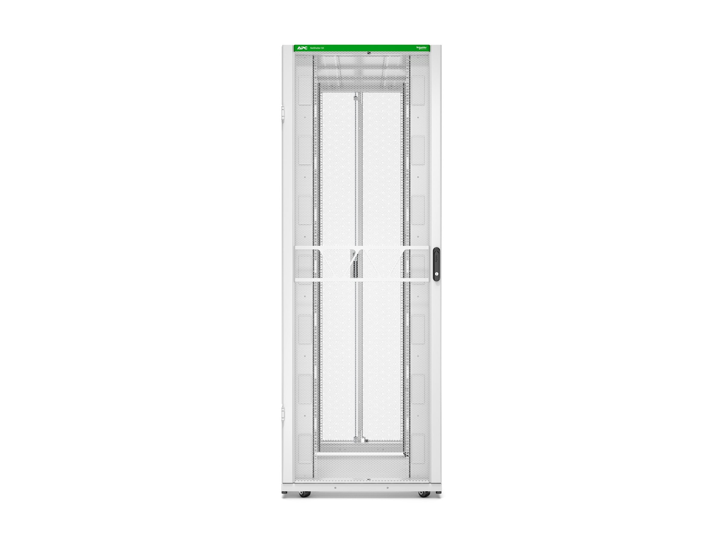 APC NetShelter SX Gen 2 Rack cabinet 2258H x 800W x 1200D mm with Sides floor-standing white 48U 19 TAA Compliant