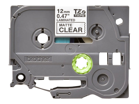 BROTHER P-TOUCH TZE-M31 noir sur clear-matt 12mm