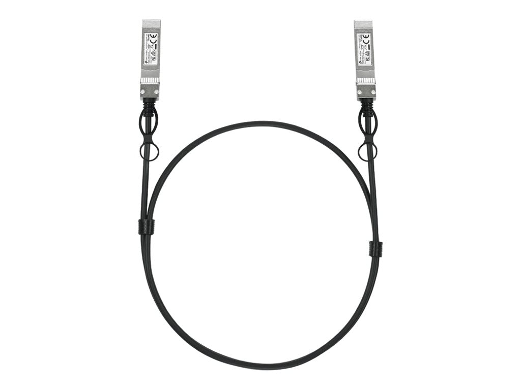TP-Link Omada SM6220-1M câble InfiniBand et a fibres optiques SFP28 Noir, Argent