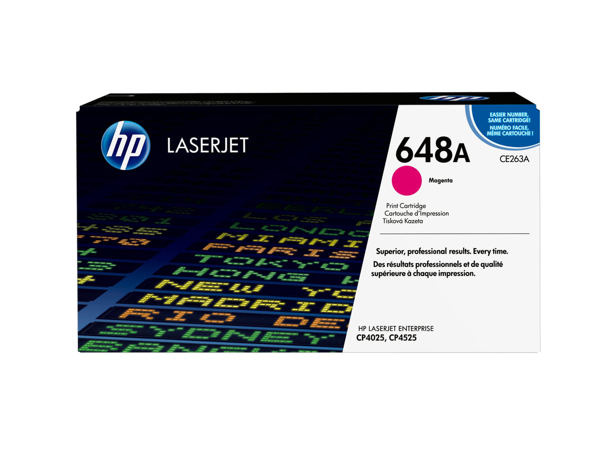 HP 648A original Color LaserJet Toner cartridge CE263A magenta standard capacity 11.000 pages 1-pack