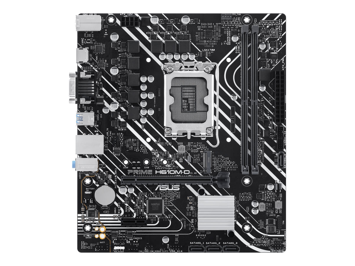 ASUS PRIME H610M-D LGA 1700 2DDR5 microATX 4xSATA MB 1xHDMI 2.1 1xD-Sub 1xM.2