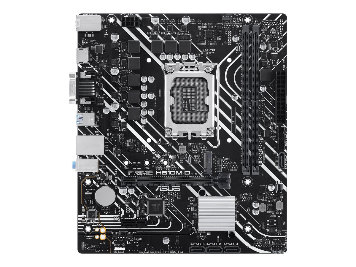 ASUS PRIME H610M-D LGA 1700 2DDR5 microATX 4xSATA MB 1xHDMI 2.1 1xD-Sub 1xM.2