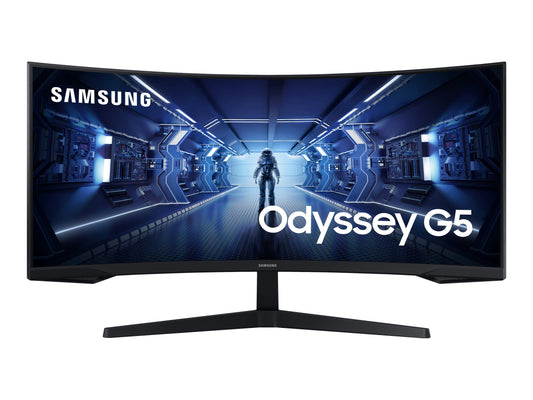 SAMSUNG ODYSSEY G5 - LC34G55T 34p 165Hz - Ecran gaming incurvé - UWQHD 3440x1440 - VA - 1ms - HDR10 - 250cd/m² - 2500 : 1 - HDMI- DP