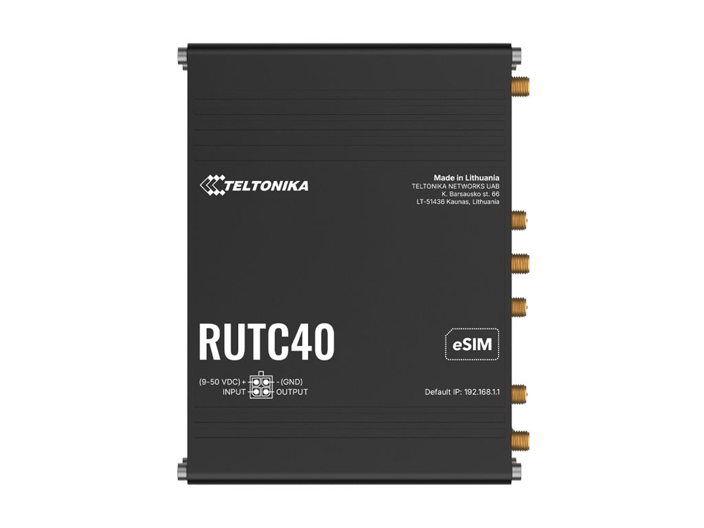 TELTONIKA NETWORKS RUTC40 4G/LTE WiFi 6 GLOBAL EU Router