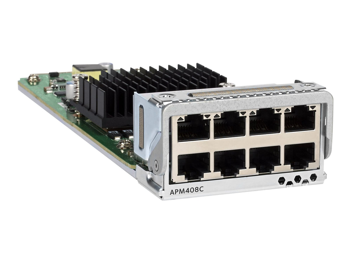 NETGEAR Carte d extension 8-port 100M/1G/2.5G/5G/10GBASE-T pour M4300-96X APM408C