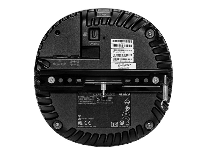 HPE Aruba AP-615 RW Dual-radio Tri-band 2x2:2 802.11ax Wi-Fi 6E Internal Antennas Campus AP