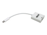 EATON TRIPPLITE USB-C to HDMI Adapter M/F - 4K 60Hz HDCP 2.2 White