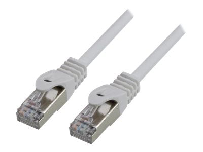 MCL CAT6A S/FTP LSZH Patch cable - 1m White