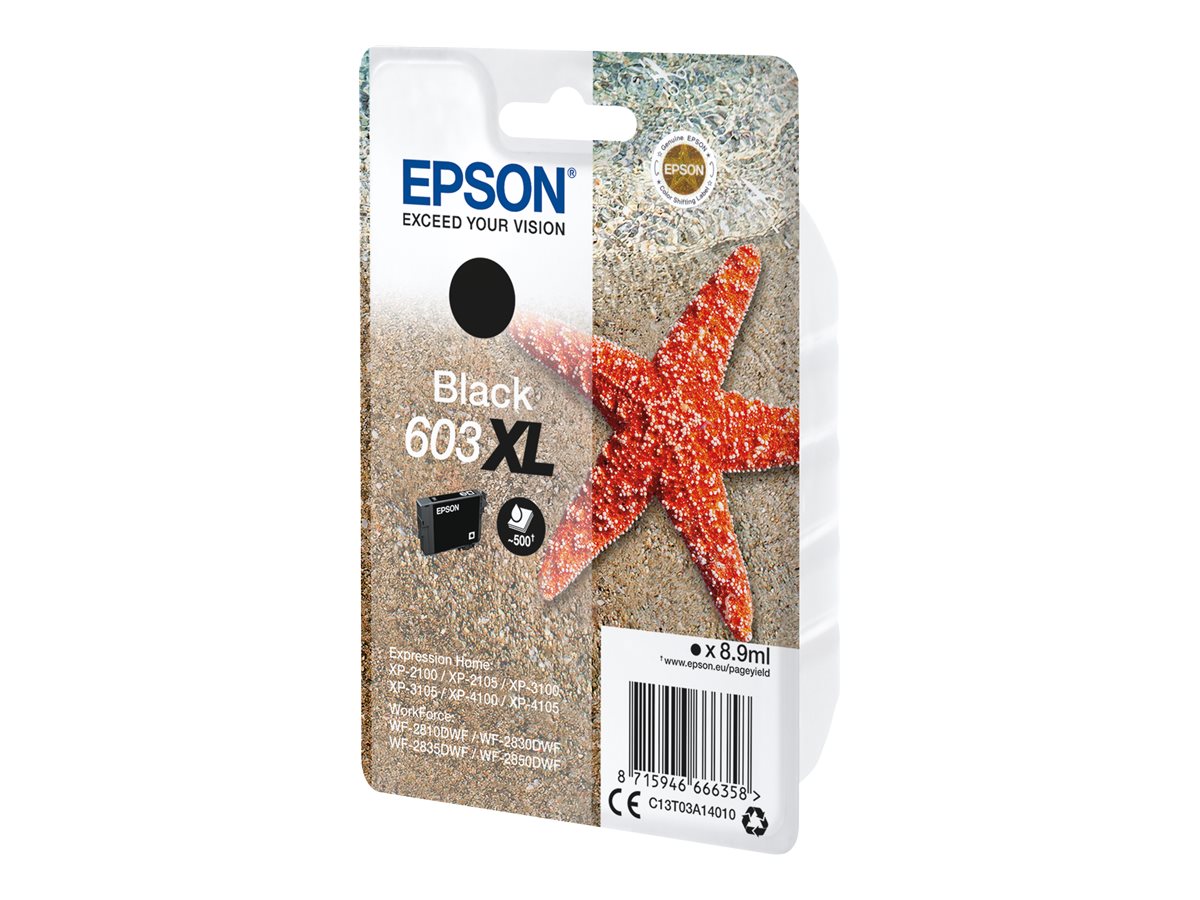 EPSON 4LB Singlepack Black 603XL Ink w/s