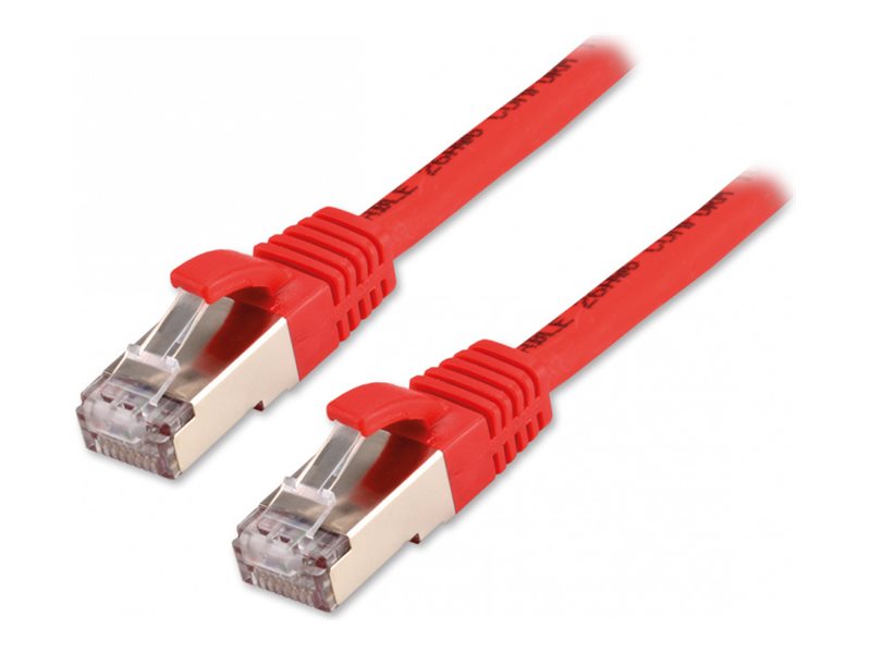 MCL CAT 8.1 S/FTP LSZH Patch cable - 15m Red