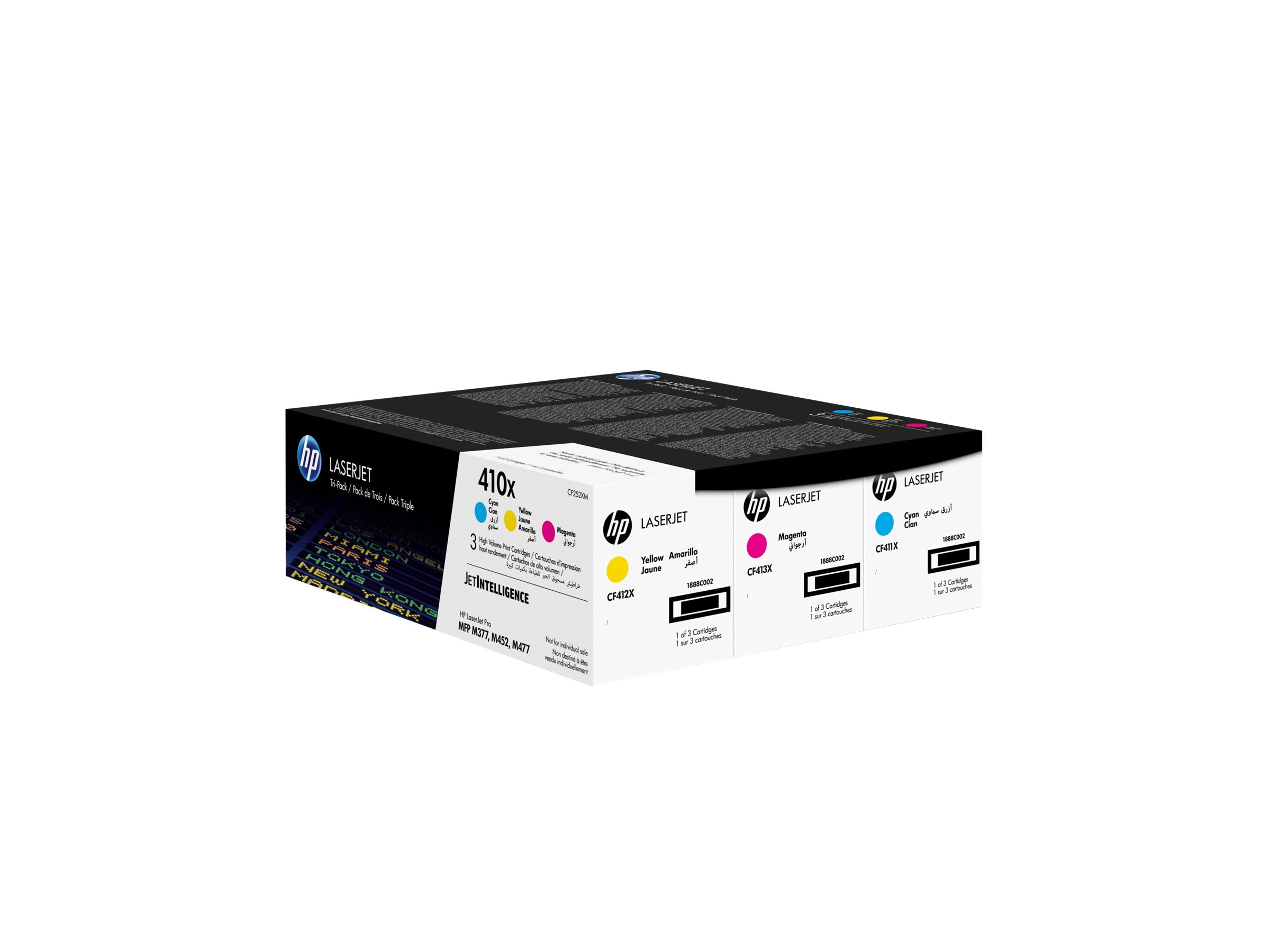 HP 410X HY Original LaserJet 3pk CMY
