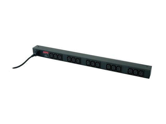 APC BANDEAU DE PRISES BASIQUE - IEC C14 EN ENTREE - 15 SORTIE IEC C13 - 16A - 230V - RACK ZERO U VERTICAL