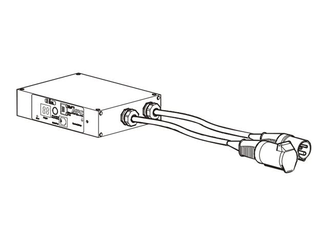 APC In-Line Current Meter AP7152B Current monitoring device AC 230V Ethernet 10/100 RS-232 output connectors 1