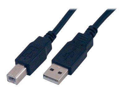 MCL Cable USB 2.0 type A / B male - 5m Noir