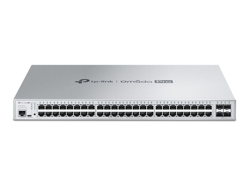 TP-LINK S5500-48GP4F Omada Pro 48-Port PoE+ Gigabit L2+ Managed Switch 48x Gigabit PoE+ Ports 4x Gigabit SFP Slots