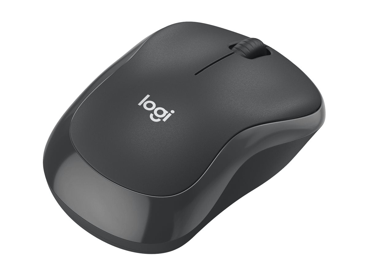 LOGITECH M240 for Business Mouse right and left-handed optical 3 buttons wireless Bluetooth Bolt USB receiver graphite