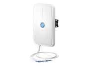 QUWIRELESS Tri-Band 2.4/5-7 GHz WiFi 6E/7 4x4 MIMO High-Gain Panel RP-SMA Wall/Mast Antenna