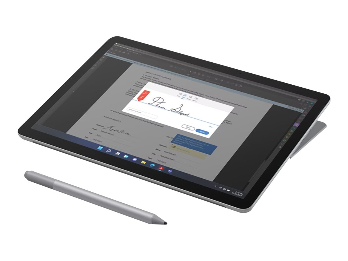 MICROSOFT Surface Go 4 - Intel N200 - 10.5p - 8Go - 64Go - W11P - WIFI - Platine - Tablette Hybride 2-en-1