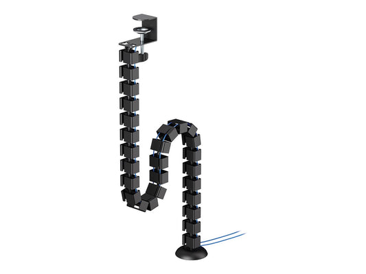 NEOMOUNTS Cable Spine Organizer for sit/stand desk frames clamp mounted black