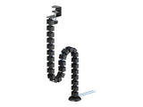 NEOMOUNTS Cable Spine Organizer for sit/stand desk frames clamp mounted black