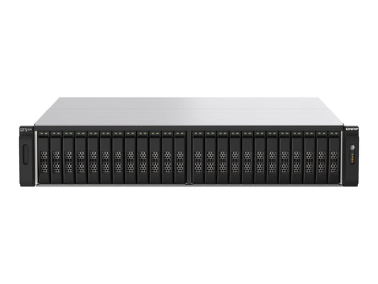 QNAP 24-Bay All-Flash NAS AMD EPYC 7302P 4xNVMe Gen3 256Go RDIMM ECCC DDR4 RAM 2x2.5GbE LAN 4x25Go