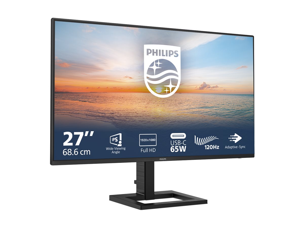 Philips 27E1N1300AE - Ã‰cran LED - 27" - 1920 x 1080 Full HD (1080p) @ 100 Hz - IPS - 1300:1 - 1 ms - HDMI, USB-C - HP- ajustable