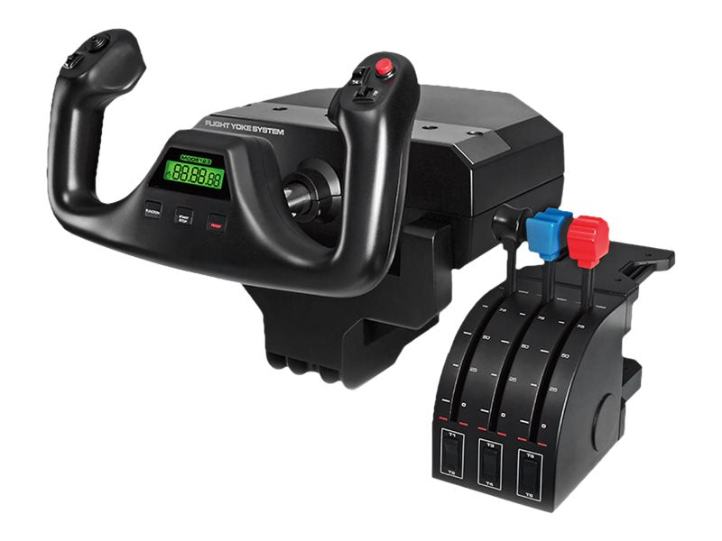 LOGITECH Flight Yoke System Yoke and throttle wired for PC