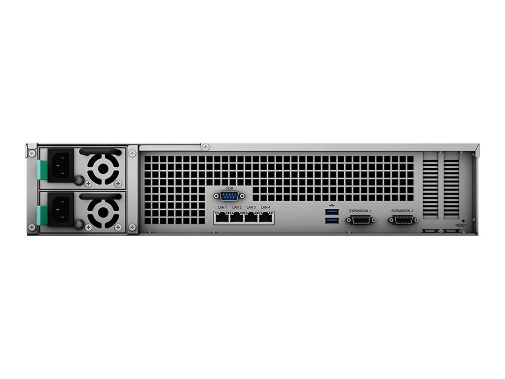 SYNOLOGY RS3621RPxs 12-bay NAS-RackStation D-1531 6-core 2.2GHz 8Go DDR4 2xUSB 3.2 4xRJ-45 2xExpansion ports