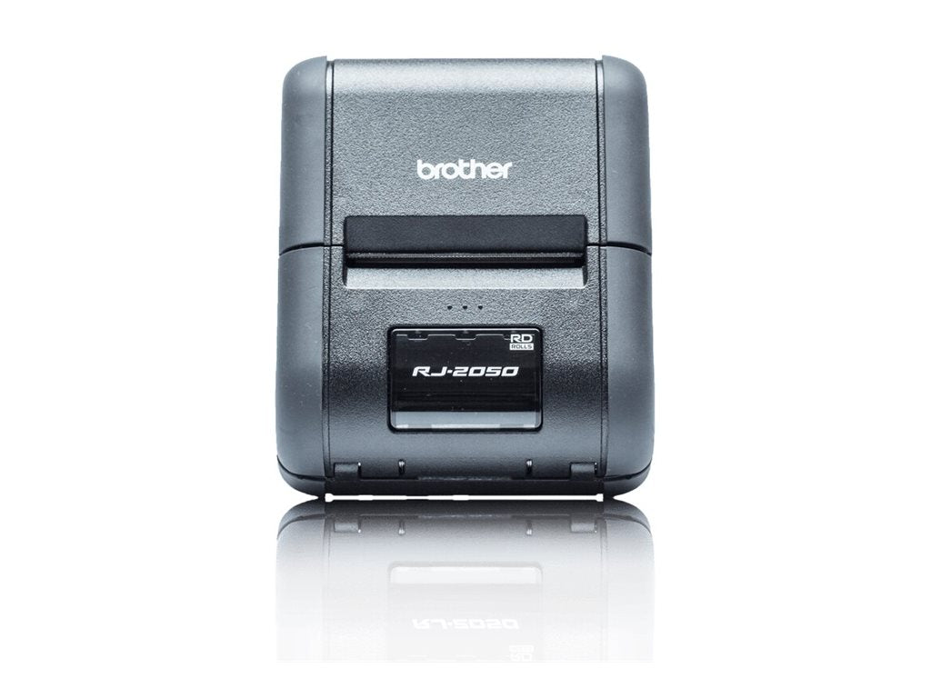 BROTHER RJ-2050 Imprimante mobile pour reçus 2 pouces Bluetooth and Wi-Fi and batterie incluse adaptateur secteur en option