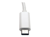 EATON TRIPPLITE USB-C to Gigabit Network Adapter Thunderbolt 3 Compatibility White