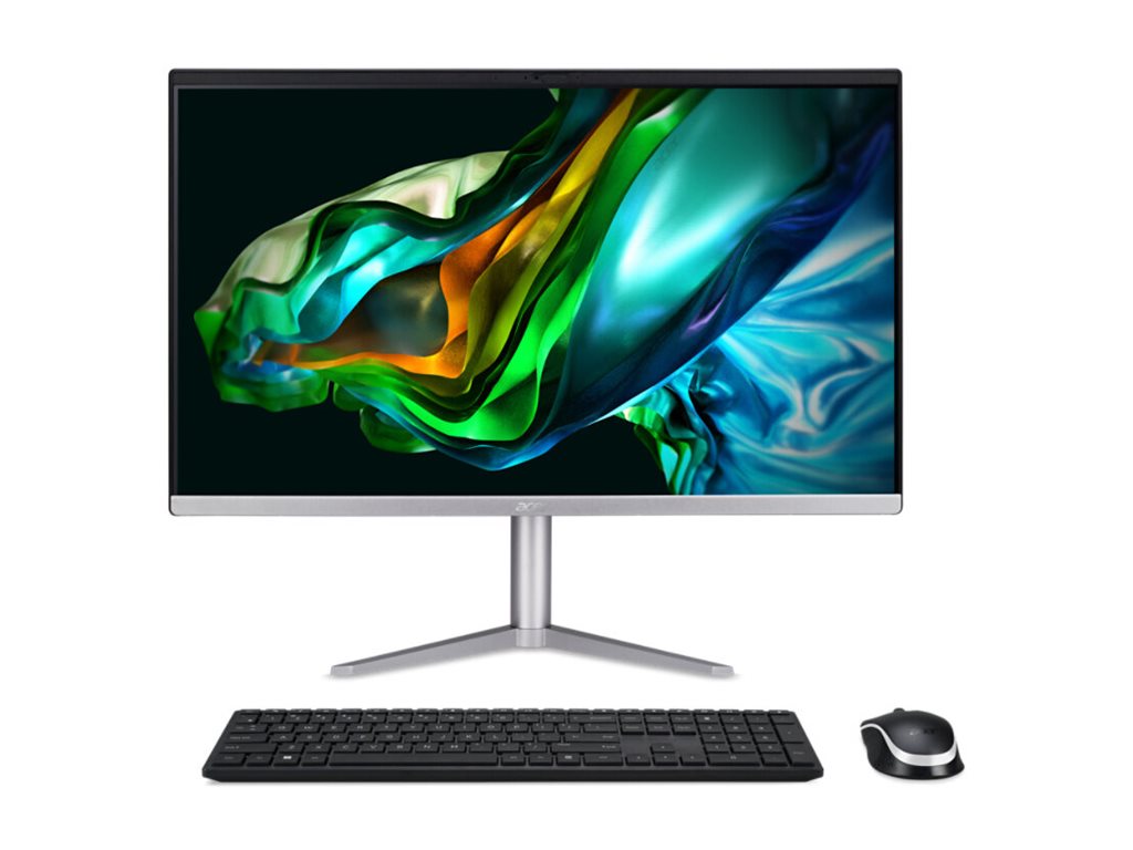 ACER Aspire C24-1300 AMD Ryzen 5 7520U 23.8p FHD 8Go DDR5 512Go SSD AMD Radeon GCN W11H Black Silver Foot