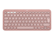 LOGITECH Pebble Keys 2 K380s - TONAL ROSE - (FRA) - BT - N/A - CENTRAL-419 - UNIVERSAL
