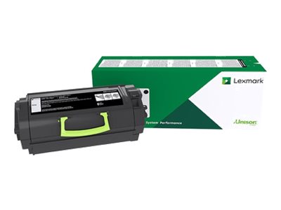 LEXMARK 622X cartouche de toner noir capacité standard 45.000 pages pack de 1 retour program