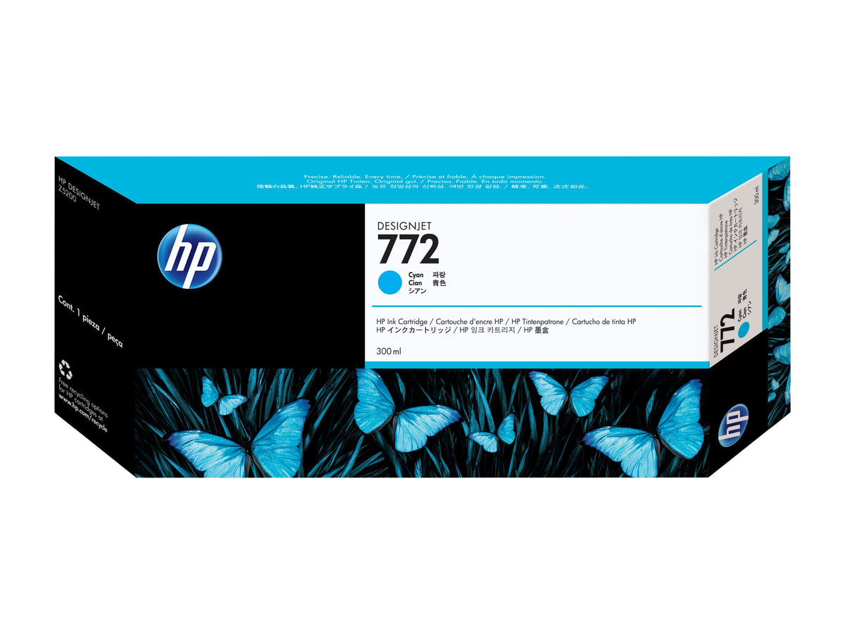 HP 772 original Ink cartridge CN636A cyan standard capacity 300ml 1-pack