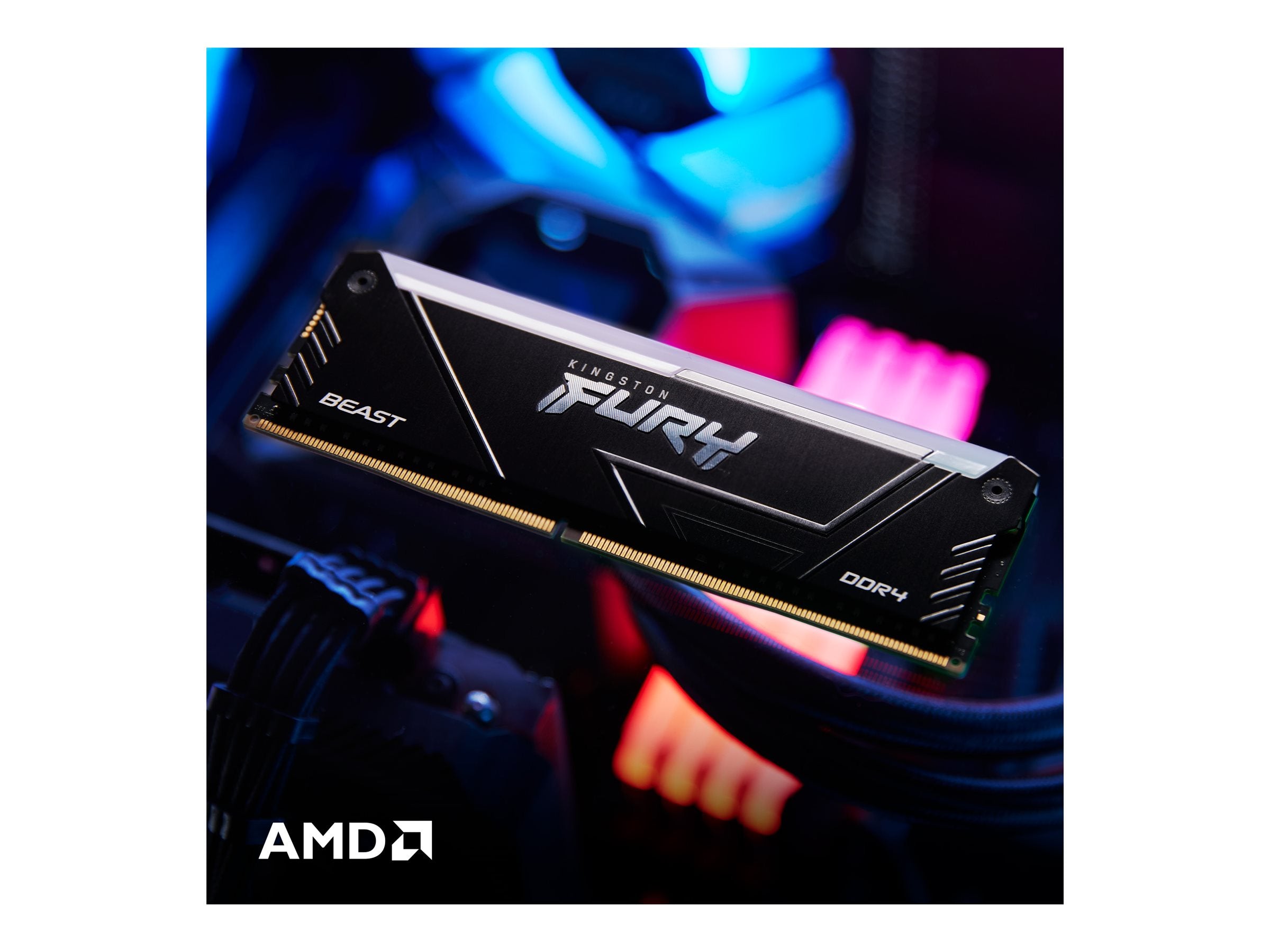 KINGSTON 32Go 3200MT/s DDR4 CL16 DIMM FURY Beast RGB