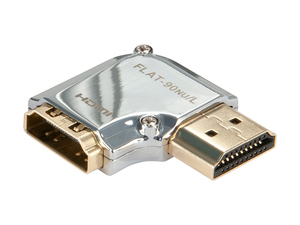 LINDY CROMO HDMI Adapter 90degree Left Connector type AM to AF