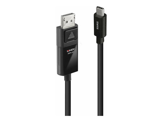 LINDY 3m USB Type C to DisplayPort 4K60 Adapter Cable with HDR