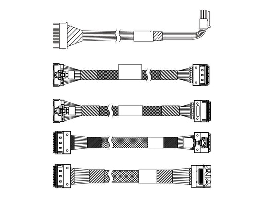 LENOVO ISG ThinkSystem SR665 V3 2.5p Chassis Front BP1 SAS/SATA Cable Option Kit