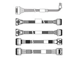 LENOVO ISG ThinkSystem SR665 V3 2.5p Chassis Front BP1 SAS/SATA Cable Option Kit
