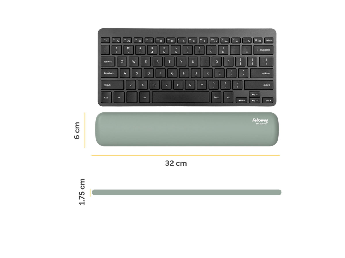 FELLOWES Repose-poignets clavier compact Breyta Sauge