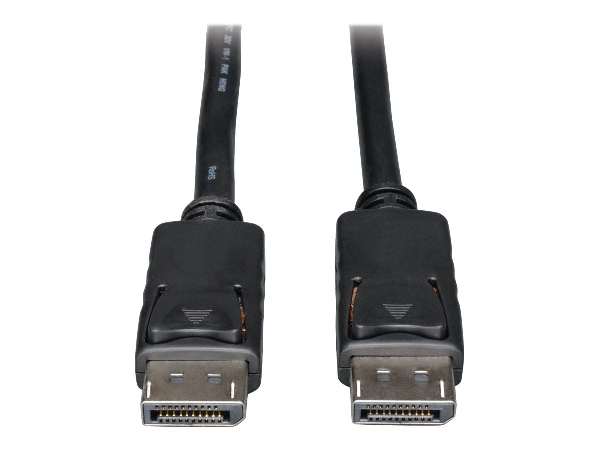 EATON TRIPPLITE DisplayPort Cable /w Latches 4K 60 Hz M/M BK 3 ft. 0.91m DisplayPort cable DisplayPortM to DisplayPortM 91cm