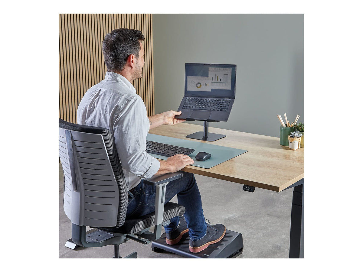 FELLOWES SUPPORT PC PORTABLE ALUMIA NOIR