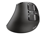 TRUST Souris sans fil ergonomique VOXX Rechargeable - Noire