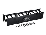 EATON TRIPPLITE SmartRack 2U High Capacity Horizontal Cable Manager - Finger duct with dual-hinge cover