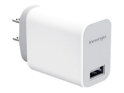 INNERGIE PowerTravel Kit de voyage compact 10W USB 5V / 2.1A Embouts de voyage UE.UK et US inclus
