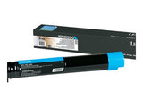 LEXMARK XS955DE toner cyan 22.000 pages retour Programme