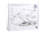 TNB iClick 360 adjustable notebook stand with detachable 6in1 hub aluminum