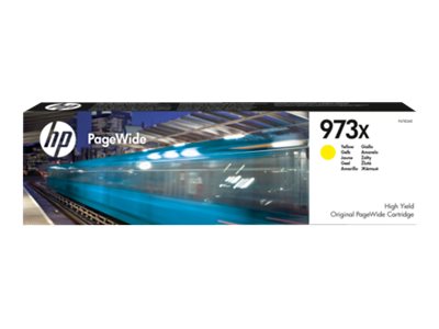 HP 973X original high yield yellow PageWide cartridge F6T83AE