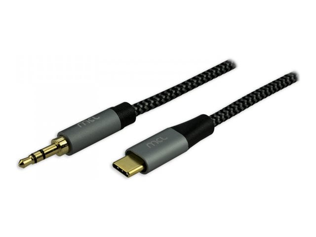 MCL MC1D99AZ03CJC3.52 - Câble Type C USB 3.1 mâle vers Jack 3,5 mâle tressé - 2m